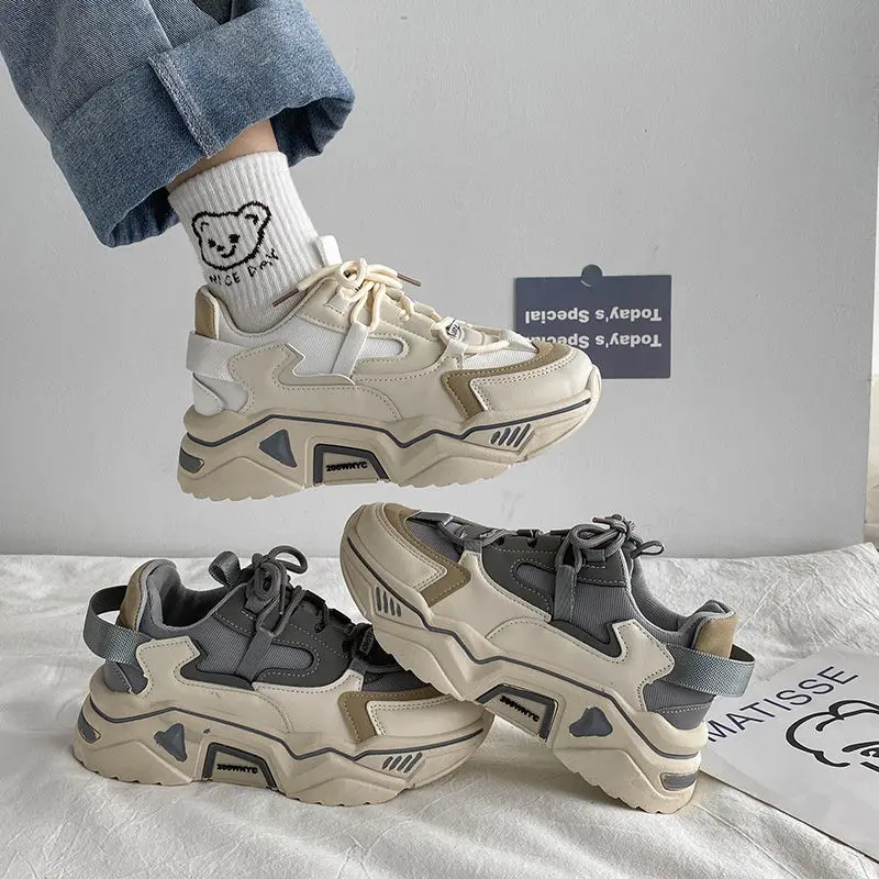 2023 Autumn Platform Sneakers Fashion Patchwork Woman Vulcanize Shoes Breathable Mesh Ladies Footwear Casual Ladies Footwear
2023 Autumn Platform Sneakers Fashion Patchwork Woman Vulcanize Shoes Breathable Mesh Ladies Footwear Casual Ladies Footwear