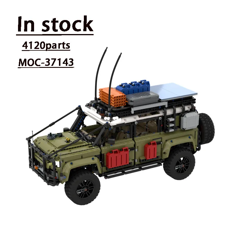 

MOC-37143 Famous Designer New Mountain Climbing TentTruck Assembly Brick Model4120Parts Adults Love Children's Birthday Toygifts