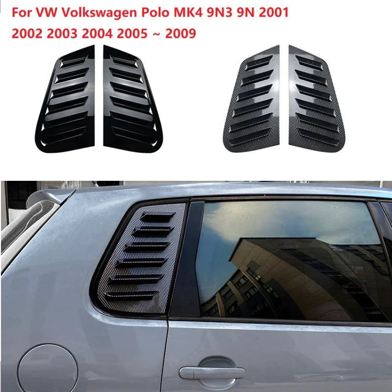 Car Rear Side Window Blind Louver Shutter Cover Trim Stickers For VW Volkswagen Polo MK4 9N3 9N 2001 2002 2003 2004 2005 ~ 2009
Car Rear Side Window Blind Louver Shutter Cover Trim Stickers For VW Volkswagen Polo MK4 9N3 9N 2001 2002 2003 2004 2005 ~ 2009