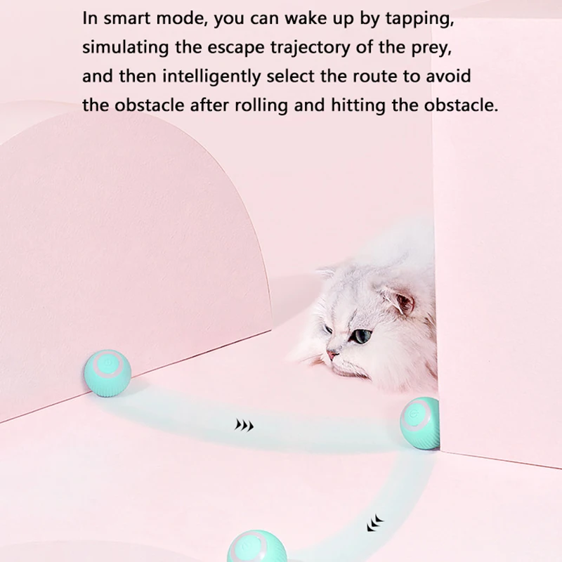 Electric Cat Ball Toys Automatic Rolling Smart Cat Toys Interactive for Cats Training Self-moving Kitten Toys for Indoor Playing
Electric Cat Ball Toys Automatic Rolling Smart Cat Toys Interactive for Cats Training Self-moving Kitten Toys for Indoor Playing