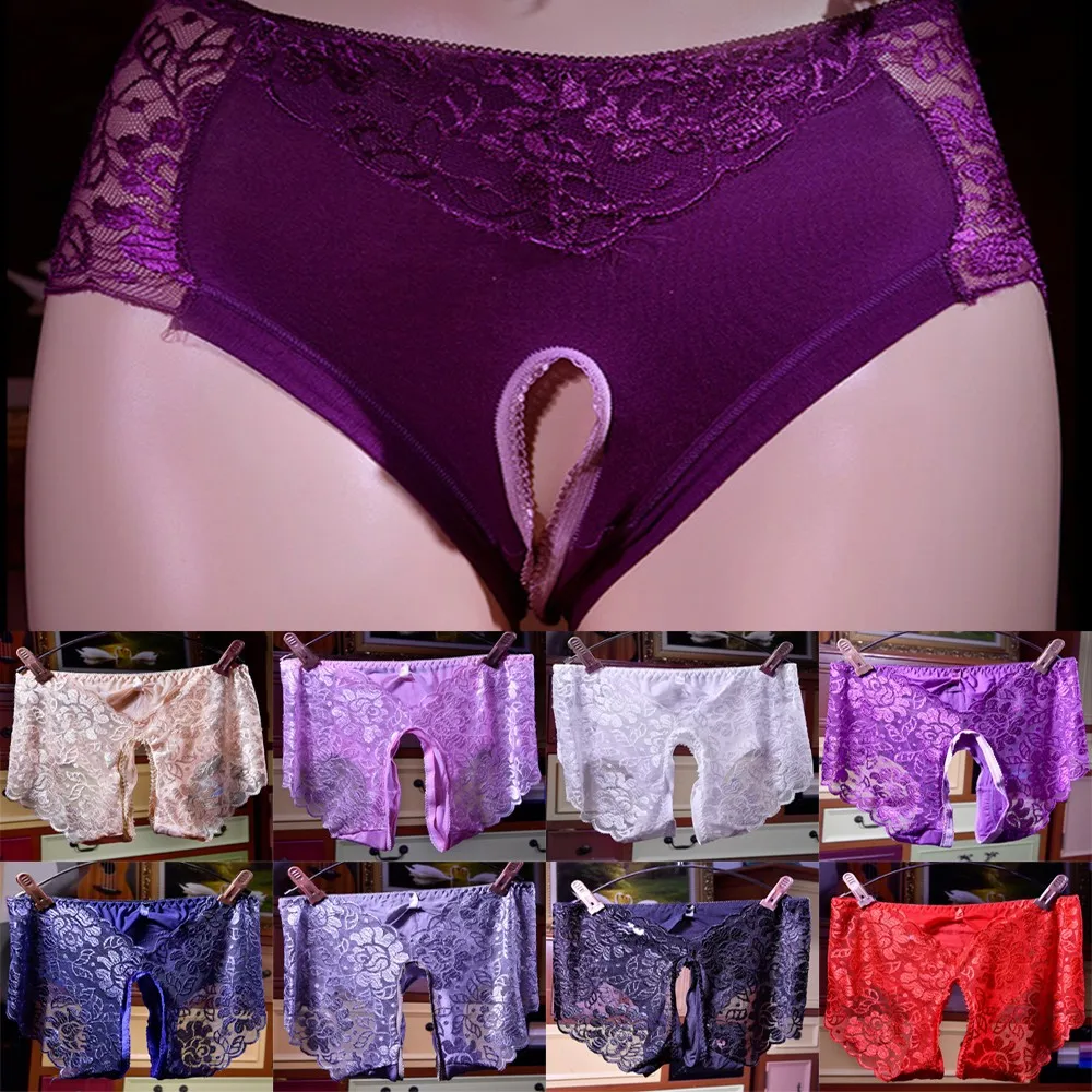 Women Sexy Lace Thong G-string Panties Tulle Netting Breathable Lingerie Hollow Out Underwear Crotchless T-back
Women Sexy Lace Thong G-string Panties Tulle Netting Breathable Lingerie Hollow Out Underwear Crotchless T-back