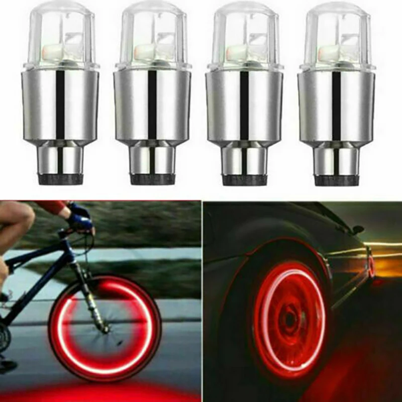 4Pcs Red Wheel Lights Cap Car Auto Wheel Tire Tyre Air Valve Stem LED Light Cap Cover Accessories For Bike Car Motorcycle
4Pcs Red Wheel Lights Cap Car Auto Wheel Tire Tyre Air Valve Stem LED Light Cap Cover Accessories For Bike Car Motorcycle