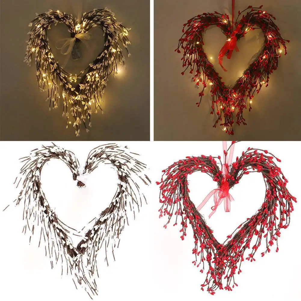 Valentines Wreath for Front Door Heart Wreath, Grapevine Red Berry for Indoor Wedding Gift Souvenirs
Valentines Wreath for Front Door Heart Wreath, Grapevine Red Berry for Indoor Wedding Gift Souvenirs