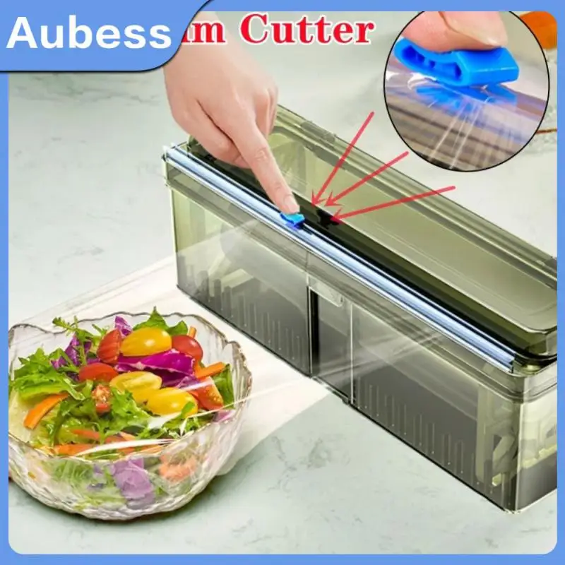 Cling Wrap Dispenser With Slider Cutter 1pcs Cutting Box Refillable Wax Paper Wrap Cutting Box Kitchen Accessories Tools Plastic
Cling Wrap Dispenser With Slider Cutter 1pcs Cutting Box Refillable Wax Paper Wrap Cutting Box Kitchen Accessories Tools Plastic