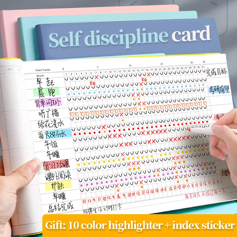 95P/B5 Self-discipline Punch Book, Task Plan Book, Time Management Schedule, Mind Map Book Table, 2022 Calendar Study Notebook
95P/B5 Self-discipline Punch Book, Task Plan Book, Time Management Schedule, Mind Map Book Table, 2022 Calendar Study Notebook