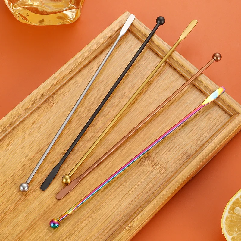 304 Stainless Steel Long Coffee Stir Sticks Cocktail Spoons 7 Inch Drink Stirring Spoons Tea Spoon with Long Handle Stir Spoon
304 Stainless Steel Long Coffee Stir Sticks Cocktail Spoons 7 Inch Drink Stirring Spoons Tea Spoon with Long Handle Stir Spoon