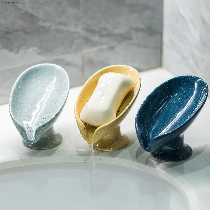 Creative Leaf Soap Box Drain Soap Holder Ceramic Soap Dish Kitchen Supplies Soap Storage Box Shelf Bathroom Accessories
Creative Leaf Soap Box Drain Soap Holder Ceramic Soap Dish Kitchen Supplies Soap Storage Box Shelf Bathroom Accessories