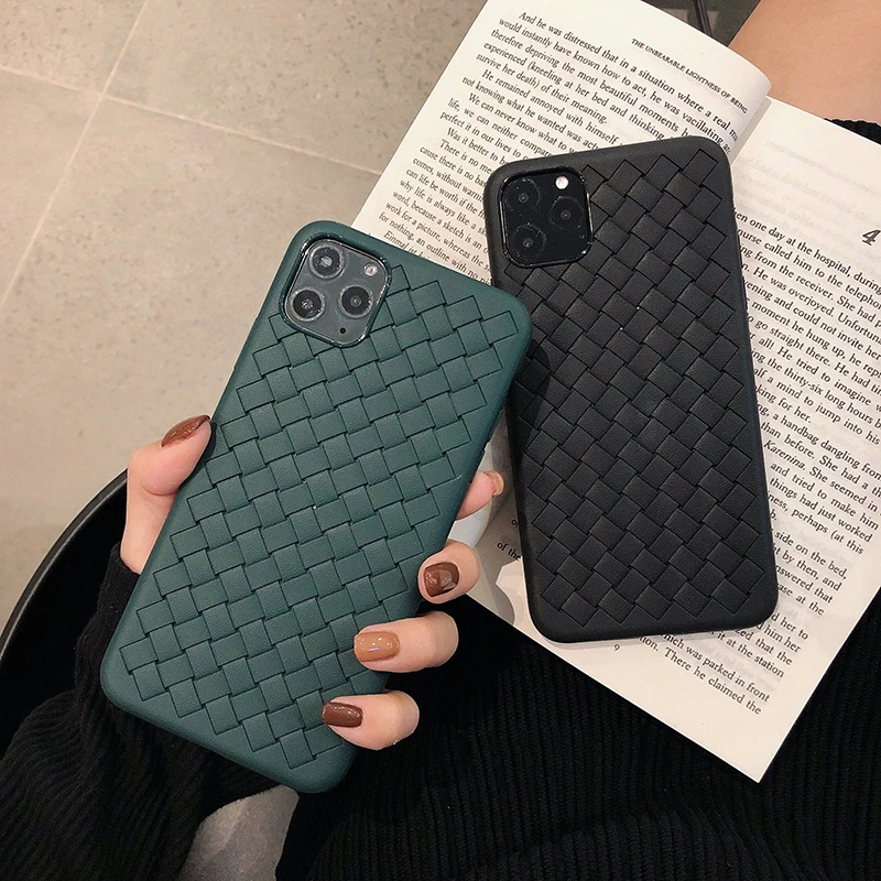 Braided solid color checkered Phone Case For iphone 13 12 11 8 7 plus mini x xs xr pro max soft luxury fashion cover
Braided solid color checkered Phone Case For iphone 13 12 11 8 7 plus mini x xs xr pro max soft luxury fashion cover