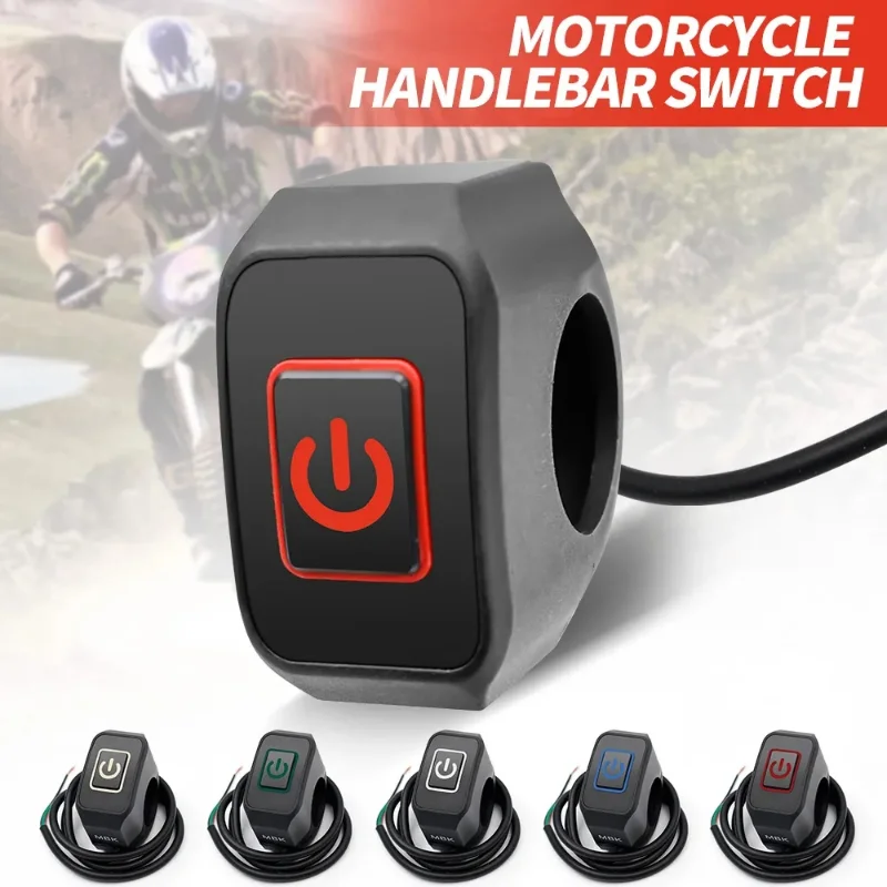 Motorcycle Modified Switch Headlight Horn Control ON OFF Buttton Handlebar Mount Waterproof Button with LED Light
Motorcycle Modified Switch Headlight Horn Control ON OFF Buttton Handlebar Mount Waterproof Button with LED Light