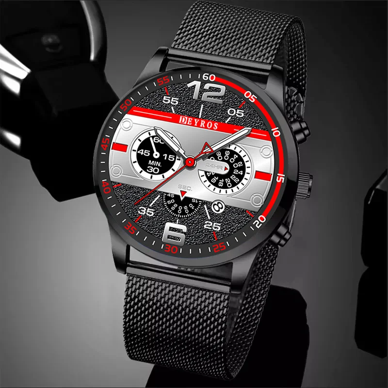 Fashion Mens Watches Stainless Steel Mesh Belt Quartz Wrist Watch Luminous Clock Men Business Casual Leather Watch relogio mascu
Fashion Mens Watches Stainless Steel Mesh Belt Quartz Wrist Watch Luminous Clock Men Business Casual Leather Watch relogio mascu