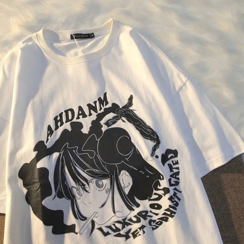 Harajuku Anime The Young Girl Print Women T-shirt Short Sleeve Oversized T Shirt Summer Kawaii Top Female T-shirts Y2k Clothing
Harajuku Anime The Young Girl Print Women T-shirt Short Sleeve Oversized T Shirt Summer Kawaii Top Female T-shirts Y2k Clothing