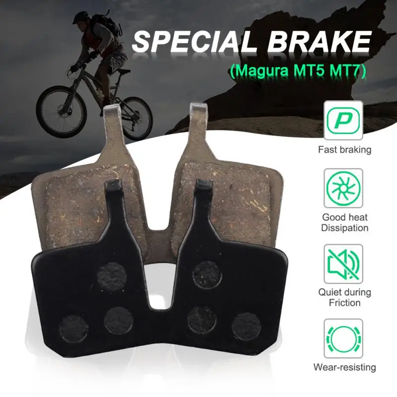 1/ 2 Pair MTB Bicycle Hydraulic Disc Brake Pads For Magura MT5 MT7 Resin Semi Metallic Brake Pads Wear Resistant Brake Pads
1/ 2 Pair MTB Bicycle Hydraulic Disc Brake Pads For Magura MT5 MT7 Resin Semi Metallic Brake Pads Wear Resistant Brake Pads