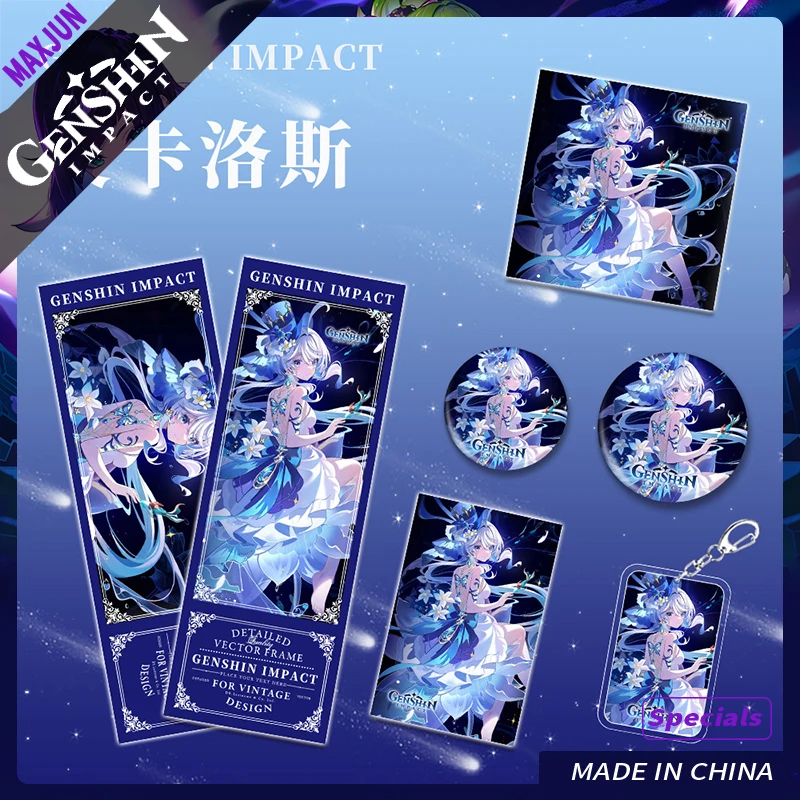 Genshin Impact Anime Figure Arlecchino Rainbow Laser Ticket Souvenir Furina Postcard Wriothesley Keychain Cartoon Gifts Setpack
Genshin Impact Anime Figure Arlecchino Rainbow Laser Ticket Souvenir Furina Postcard Wriothesley Keychain Cartoon Gifts Setpack