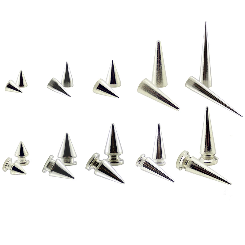 4 Designs Punk Rivets Screw Back Studs And Spikes Kit With Tools Leather Craft Bullet Cone DIY Accessories For Collar Bracelet
4 Designs Punk Rivets Screw Back Studs And Spikes Kit With Tools Leather Craft Bullet Cone DIY Accessories For Collar Bracelet
