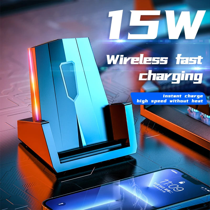 Wireless Charger PowerWave Pad Qi-Certified 15W Max for iPhone 11 iPhone 12 13 AirPods Galaxy S20 wireless charging pad
Wireless Charger PowerWave Pad Qi-Certified 15W Max for iPhone 11 iPhone 12 13 AirPods Galaxy S20 wireless charging pad