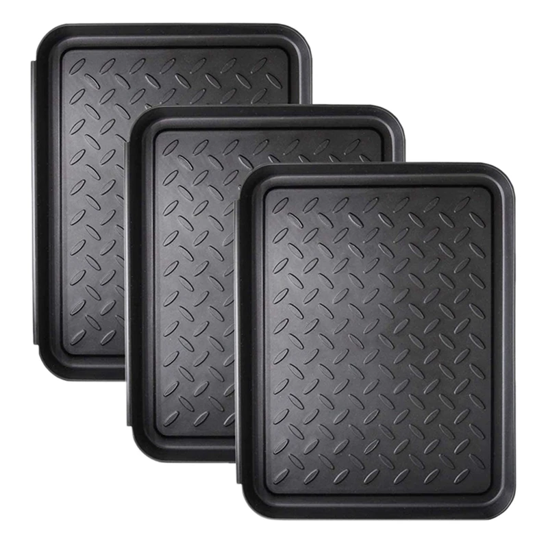 6PCS Boot Tray Heavy Duty Shoe Mat Trays,Storage Tray,Dog Bowl Or Cat Bowl Mats Trap Mud To Protect Floor 13.7X10.8 Inch
6PCS Boot Tray Heavy Duty Shoe Mat Trays,Storage Tray,Dog Bowl Or Cat Bowl Mats Trap Mud To Protect Floor 13.7X10.8 Inch