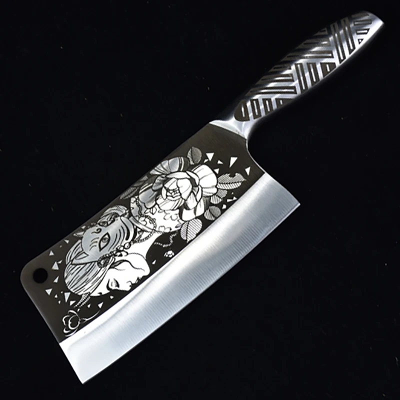 Longquan Kitchen Knife Beauty Veins Handmade Forged 7 Inch Sharp Cleaver Slicing Beautiful Knife With Patterns Cooking Tools
Longquan Kitchen Knife Beauty Veins Handmade Forged 7 Inch Sharp Cleaver Slicing Beautiful Knife With Patterns Cooking Tools