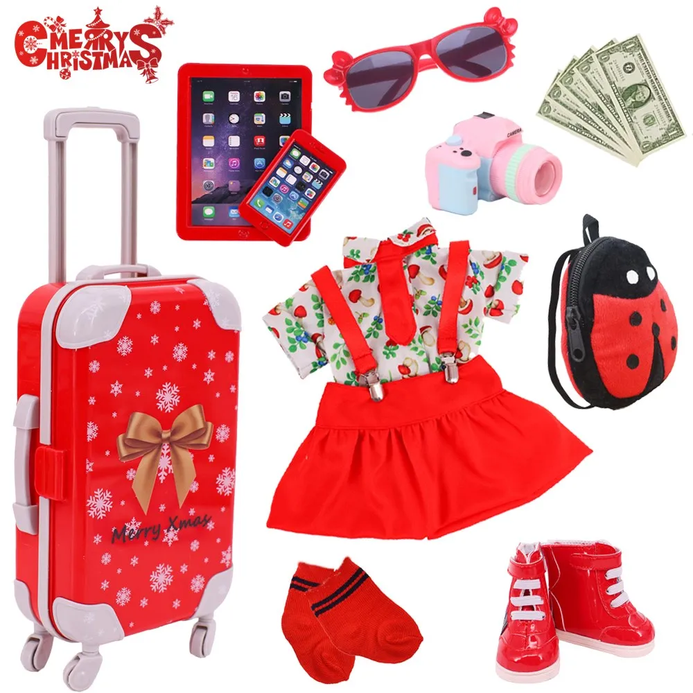 Christmas Clothes Shoes Accessories Bag Suitable Fits 18'' American&43Cm REBORN Baby Doll Our Generation ToyS For Girl DIY Gifts
Christmas Clothes Shoes Accessories Bag Suitable Fits 18'' American&43Cm REBORN Baby Doll Our Generation ToyS For Girl DIY Gifts