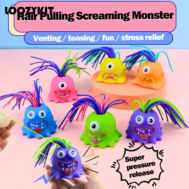 Детские декомпрессионные игрушки, новинка, забавные игрушки, вытягивание волос, будет кричать, маленький монстр, артефакты, креативные Веселые Обучающие игрушки
Детские декомпрессионные игрушки, новинка, забавные игрушки, вытягивание волос, будет кричать, маленький монстр, артефакты, креативные Веселые Обучающие игрушки