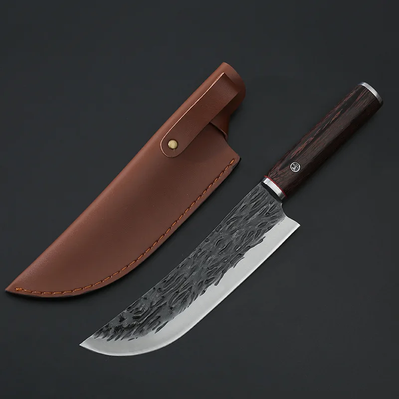 High Carbon Steel Chef Knife Meat Vegetables Knife Cleaver Chef's Fish Sushi Sashimi Slicing Butcher Knife with Sheath
High Carbon Steel Chef Knife Meat Vegetables Knife Cleaver Chef's Fish Sushi Sashimi Slicing Butcher Knife with Sheath