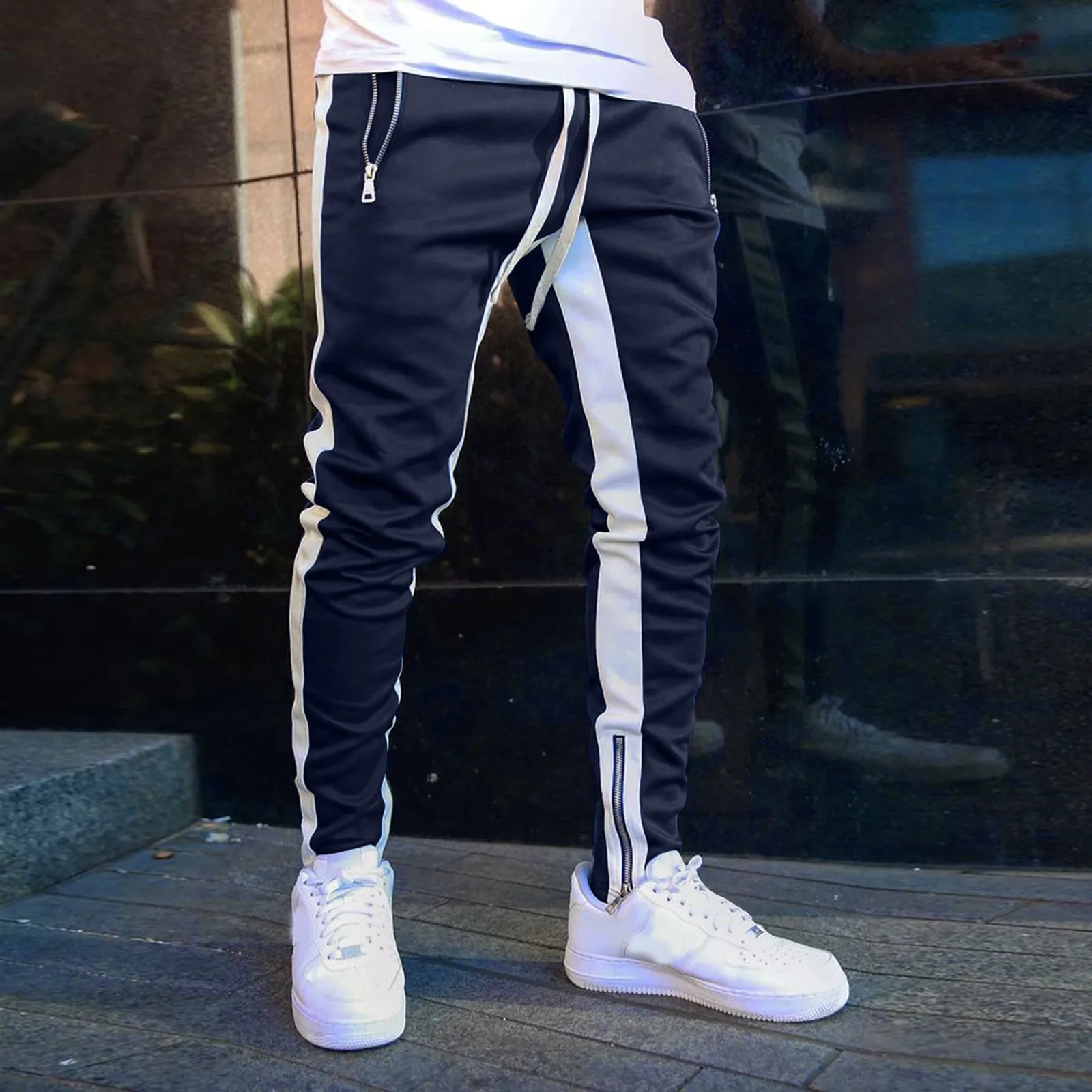Hot Sale Foot Mouth Zipper Sweatpants for Men Gym Jogger Track Pants Fitness Men Sportswear Tracksuit Bottoms Skinny Sweatpants
Hot Sale Foot Mouth Zipper Sweatpants for Men Gym Jogger Track Pants Fitness Men Sportswear Tracksuit Bottoms Skinny Sweatpants