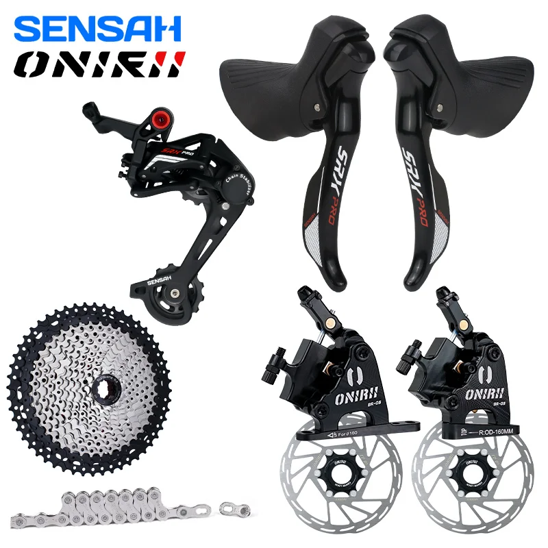 SENSAH SRX PRO 1x11 Speed Shifter Derailleurs Gravel ONIRII Cable Hydraulic Disc Brake Bicycle Groupset Cassette Chains SRAM New
SENSAH SRX PRO 1x11 Speed Shifter Derailleurs Gravel ONIRII Cable Hydraulic Disc Brake Bicycle Groupset Cassette Chains SRAM New