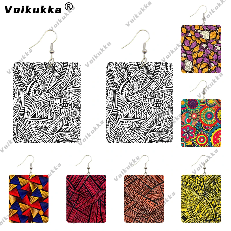 2022 New Product Rectangular Wooden Pendant Double Sides Printing Fabric Pattern Africa Style Dangle Earrings For Women Gifts
2022 New Product Rectangular Wooden Pendant Double Sides Printing Fabric Pattern Africa Style Dangle Earrings For Women Gifts