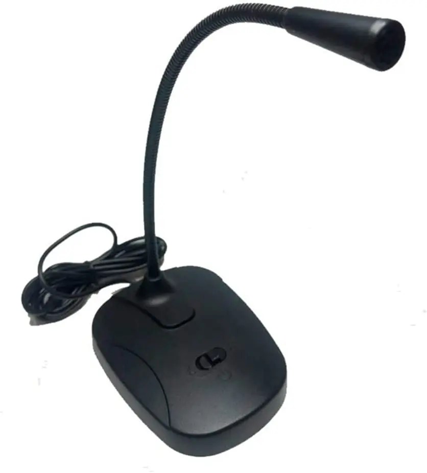 

Microfone De Mesa Multimídia Profissional P2 Pedestal Articulável ível Alto Desempenho Portátil Com Entrada 3.5mm E Áudio H