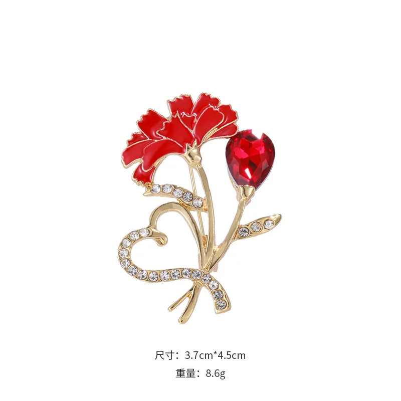 Crystal Red Flower Branches Poppy Brooches for Wome Enamel Lapel Pin Remembrance Day Poppy Pin Gifts Jewelry
Crystal Red Flower Branches Poppy Brooches for Wome Enamel Lapel Pin Remembrance Day Poppy Pin Gifts Jewelry