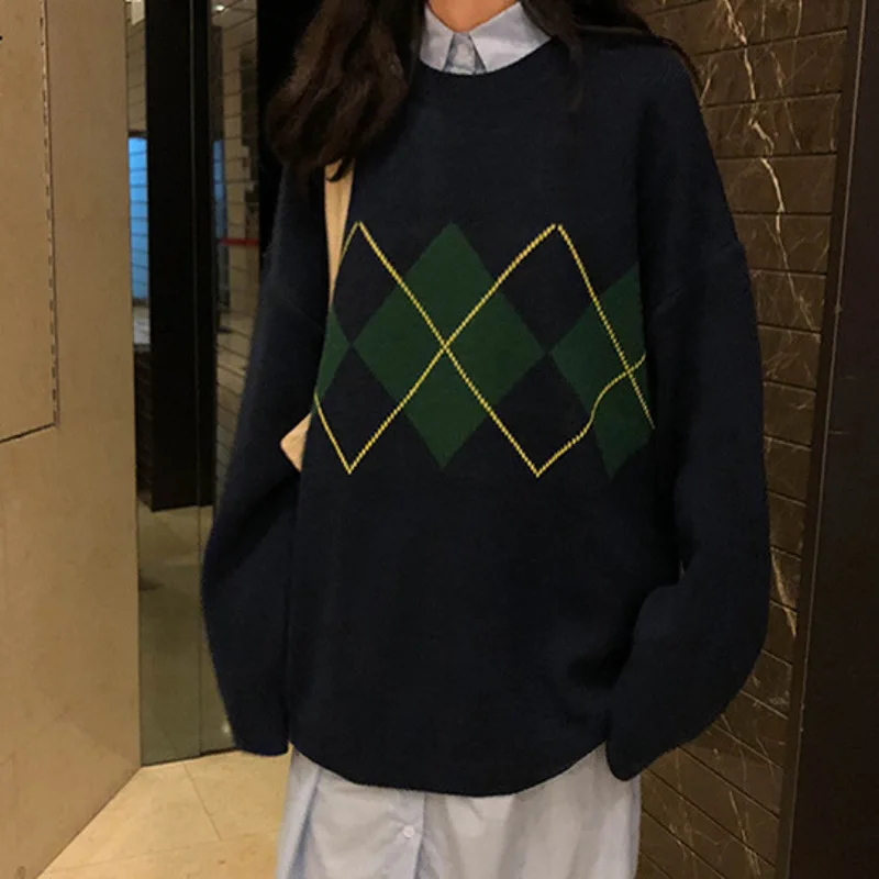 2022 New Fashion Diamond Lattice Loose and Thin Net Red Pullover Sweater Casual Sweater Jacket Women
2022 New Fashion Diamond Lattice Loose and Thin Net Red Pullover Sweater Casual Sweater Jacket Women
