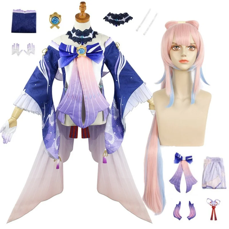 Genshin Impact Cosplay Sangonomiya Kokomi Halloween Costume For Woman Anime Clothes Deguisement Fille Mujer Adulta
Genshin Impact Cosplay Sangonomiya Kokomi Halloween Costume For Woman Anime Clothes Deguisement Fille Mujer Adulta
