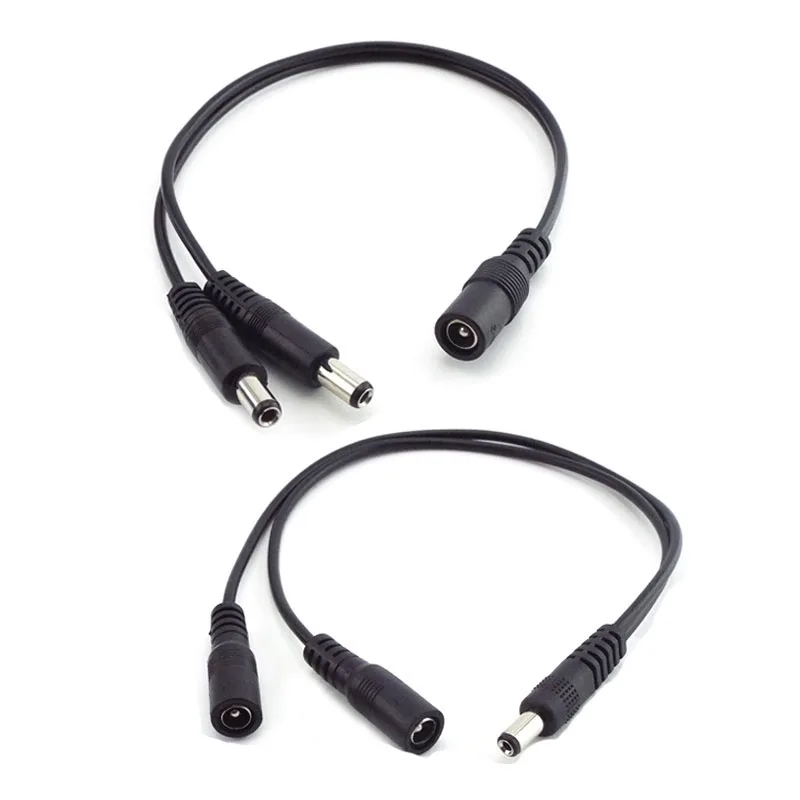 5.5mm*2.1mm 1 Female to 2 Male Connector Male to Female Plug DC Power Splitter Cable CCTV LED Strip Light Power Supply Adapter E
5.5mm*2.1mm 1 Female to 2 Male Connector Male to Female Plug DC Power Splitter Cable CCTV LED Strip Light Power Supply Adapter E