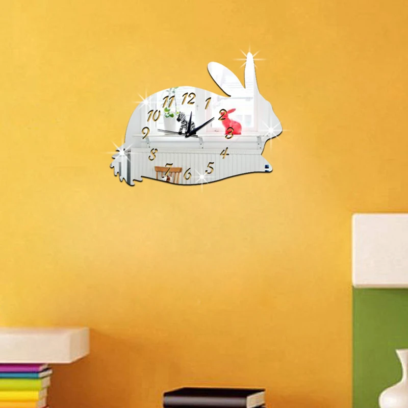 Home Living Room Bedroom Creative Acrylic Mirror Wall Clock 3d Rabbit Clock Wall Clock Creative Living Room Wall Clock Wc1259
Home Living Room Bedroom Creative Acrylic Mirror Wall Clock 3d Rabbit Clock Wall Clock Creative Living Room Wall Clock Wc1259