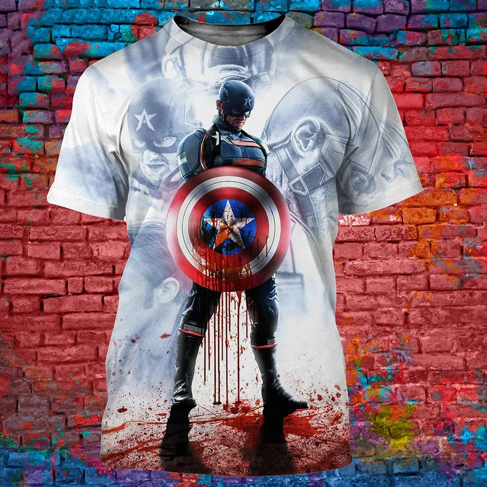 Bandai T-Shirts Captain America Movie 3D Print Streetwear Men Women Fashion Oversized T Shirt Kids Boys Girls Tees Tops Clothing
Bandai T-Shirts Captain America Movie 3D Print Streetwear Men Women Fashion Oversized T Shirt Kids Boys Girls Tees Tops Clothing