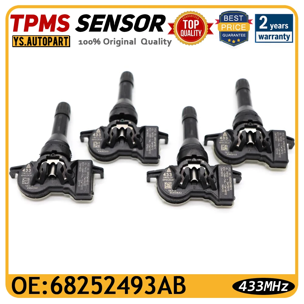 Car TPMS Tire Pressure Monitor Sensor 68252493AB For Jeep Renegade 2014-2021 For Chrysler Dodge 68252493AA 68105280AF433MHz
Car TPMS Tire Pressure Monitor Sensor 68252493AB For Jeep Renegade 2014-2021 For Chrysler Dodge 68252493AA 68105280AF433MHz