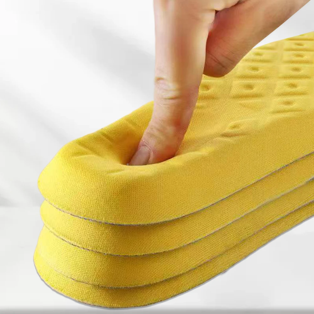 1 Pair Sports Insoles For Feet Soft High Elasticity Inserts Shock-Absorbing Template Deodorant Insole Men Women Shoe Sole
1 Pair Sports Insoles For Feet Soft High Elasticity Inserts Shock-Absorbing Template Deodorant Insole Men Women Shoe Sole