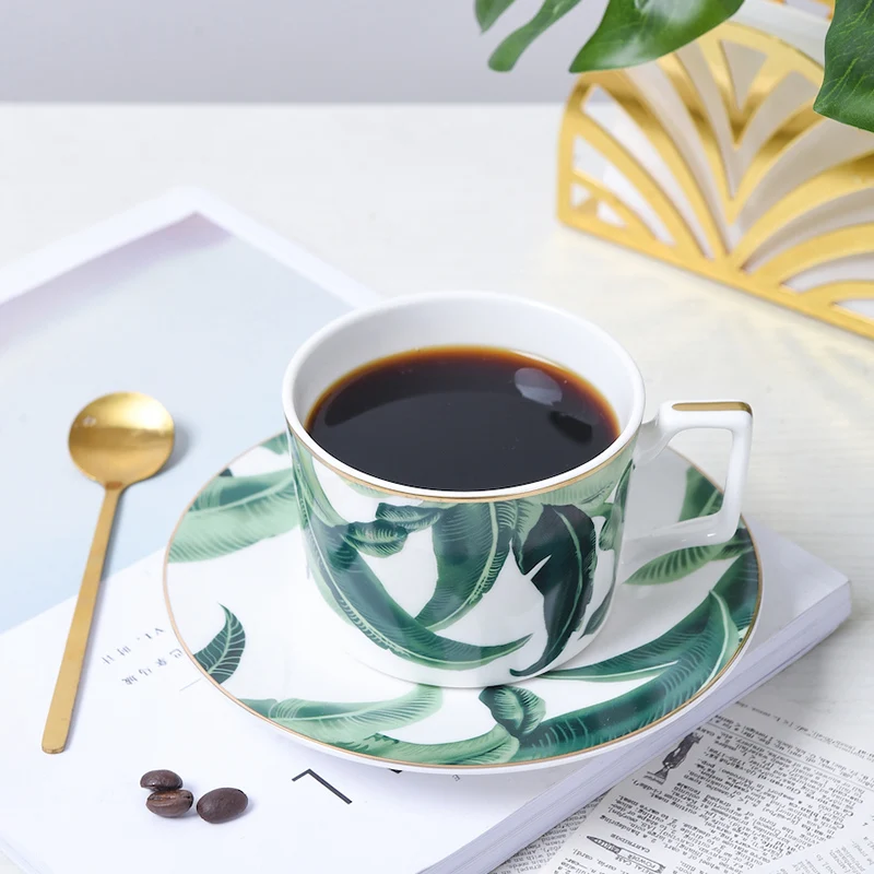 Green English Coffee Cup And Saucer Bone China Beautiful Aftermoon Tea Mug Set Creative Luxury Vaso Cafe Porcelain Coffeeware
Green English Coffee Cup And Saucer Bone China Beautiful Aftermoon Tea Mug Set Creative Luxury Vaso Cafe Porcelain Coffeeware