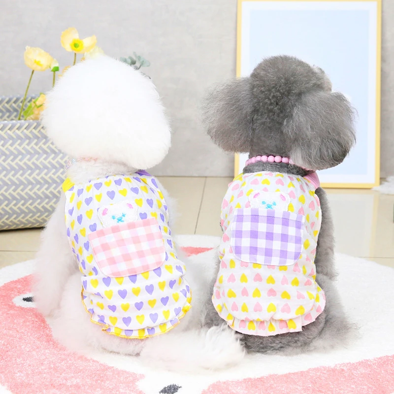 Dress Dogs Cats Skirt Dog Clothes Pet Loving Sling Puppy Bear Sling Skirt Comfortable Princess Sweet Heart Dress Pet Supplies
Dress Dogs Cats Skirt Dog Clothes Pet Loving Sling Puppy Bear Sling Skirt Comfortable Princess Sweet Heart Dress Pet Supplies