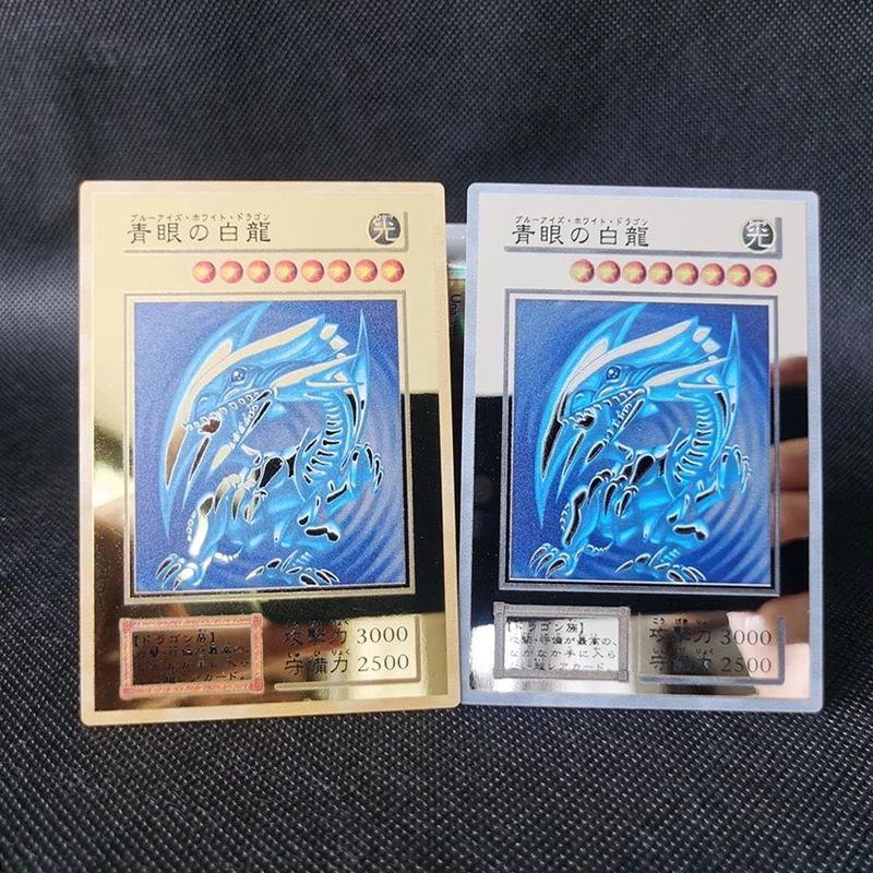 Золотые металлические открытки Yugioh из сплава, коллекционная карточка с голубыми глазами, темный волшебный обелиск, слизер для детей, Рождес...
Золотые металлические открытки Yugioh из сплава, коллекционная карточка с голубыми глазами, темный волшебный обелиск, слизер для детей, Рождес...