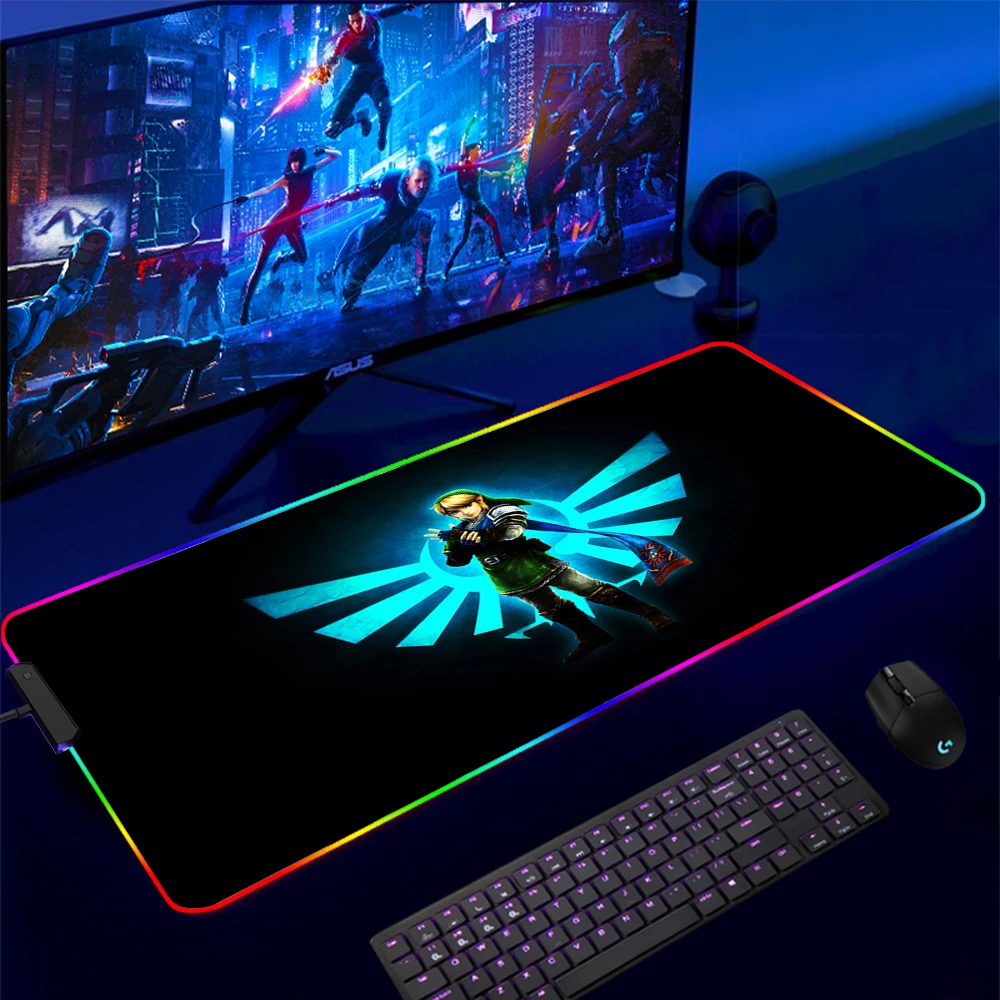 Коврик для мыши Zeldas Of Legends, коврик RGB, игровые аксессуары, Игровая клавиатура, компьютерный Настольный коврик для мыши со светодиодсветильни...
Коврик для мыши Zeldas Of Legends, коврик RGB, игровые аксессуары, Игровая клавиатура, компьютерный Настольный коврик для мыши со светодиодсветильни...