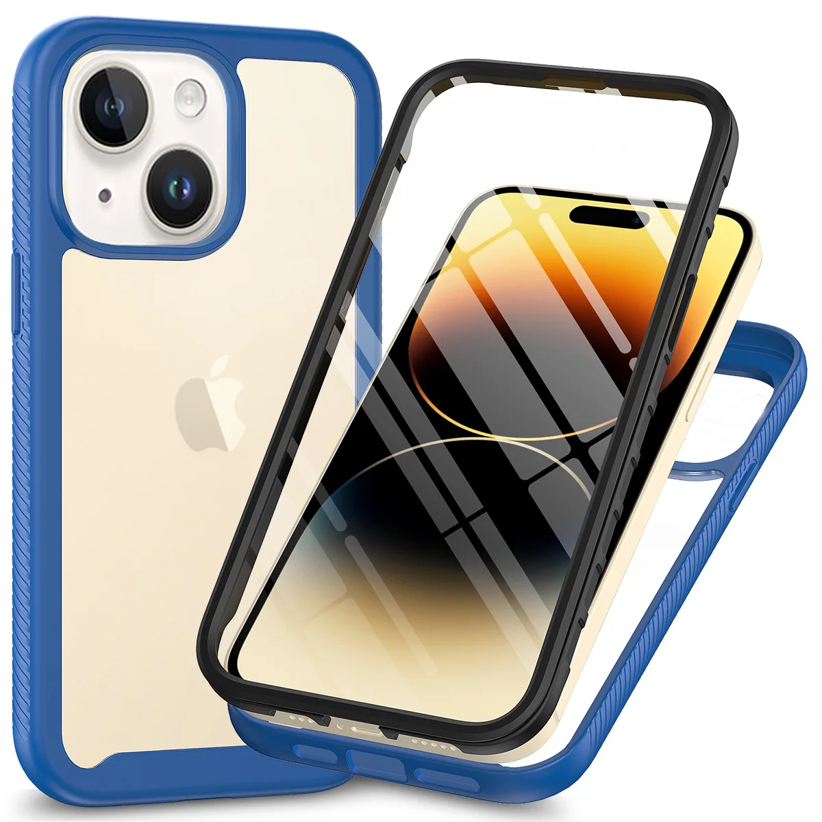 Full Body Protection Case with Built-in Screen Protector for iPhone 15 14 13 12 11 Pro Max Mini XR XS X 7 8 Plus Clear Cover
Full Body Protection Case with Built-in Screen Protector for iPhone 15 14 13 12 11 Pro Max Mini XR XS X 7 8 Plus Clear Cover