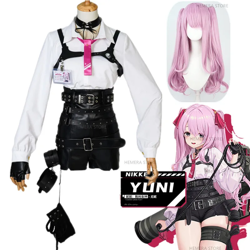 Anime Cosplay NIKKE The Goddess Of Victory Yuni Game Suit Lovely Uniform Yuni Cosplay Costume Wig Halloween Party Outfit Women
Anime Cosplay NIKKE The Goddess Of Victory Yuni Game Suit Lovely Uniform Yuni Cosplay Costume Wig Halloween Party Outfit Women
