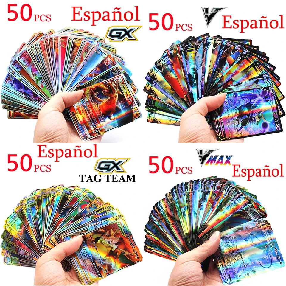 Español Pokemon Cards Sword and Shield TAG TEAM GX VMAX V Trainer Energy Shining Cards Game Castellano Children Toys
Español Pokemon Cards Sword and Shield TAG TEAM GX VMAX V Trainer Energy Shining Cards Game Castellano Children Toys