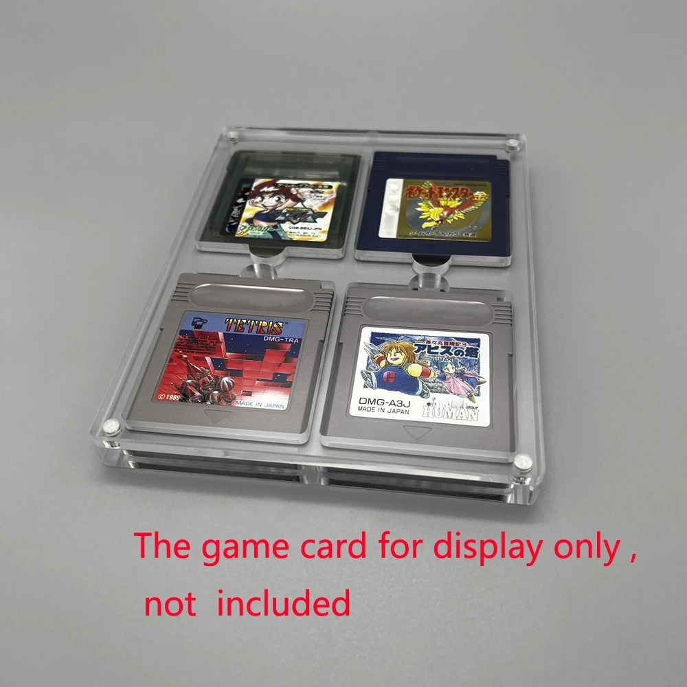 ZUIDID for GB /GBC/GBA accessories Game Cassette Box High Transparent Acrylic Display protection for GAMEBOY Case
ZUIDID for GB /GBC/GBA accessories Game Cassette Box High Transparent Acrylic Display protection for GAMEBOY Case