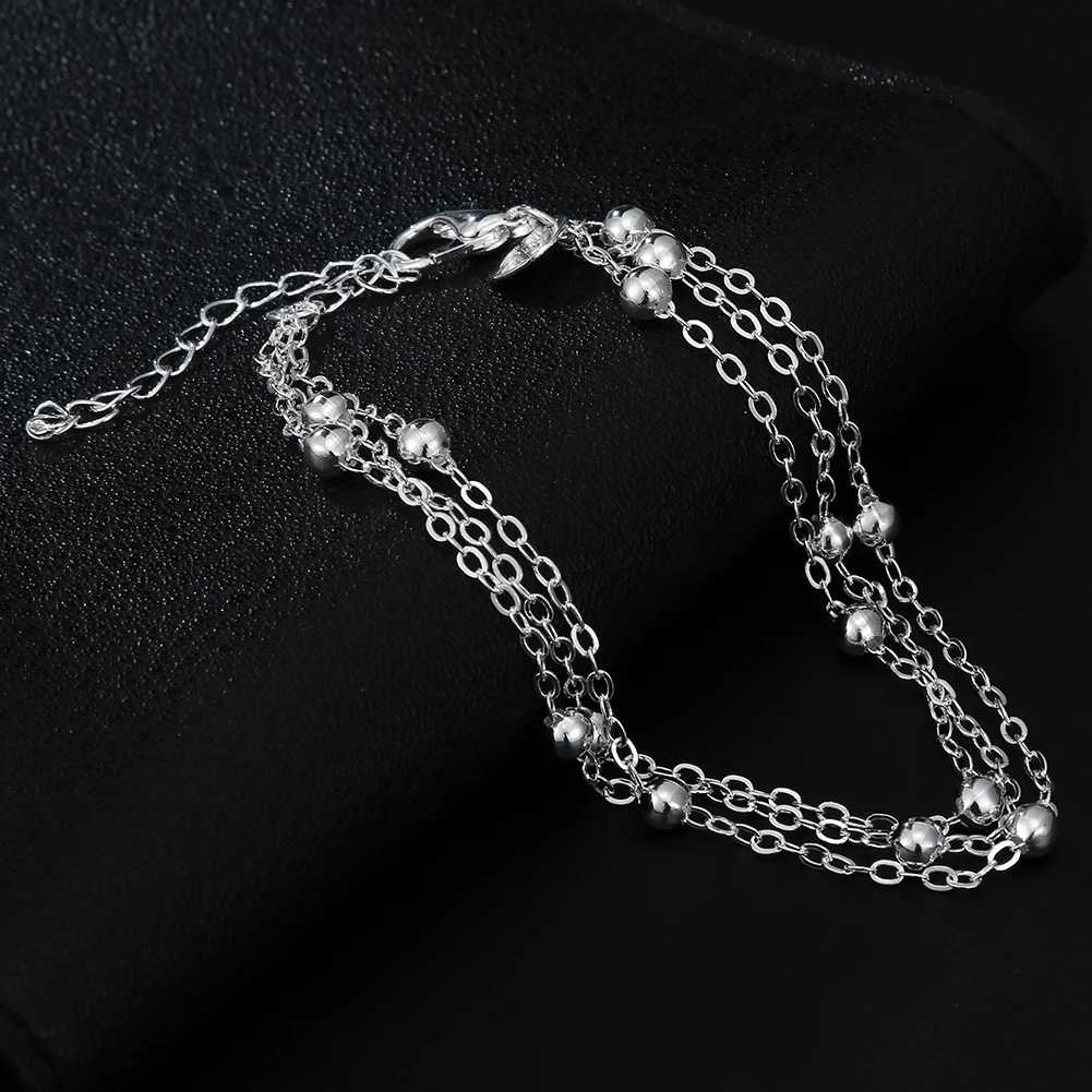 Triple Bracelets Fashion Women's 925 Stamp Silver Color Luxury Jewelry Accessories Dropshipping 2022 Best Selling Products
Triple Bracelets Fashion Women's 925 Stamp Silver Color Luxury Jewelry Accessories Dropshipping 2022 Best Selling Products