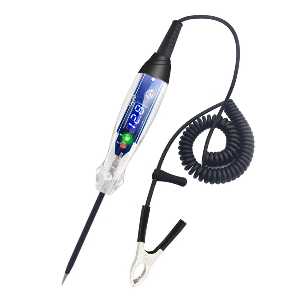 Electric Voltage Tester Light Test Pen for Car Repair Tool with LCD Display and Positive Negative Indicator 3v 60v
Electric Voltage Tester Light Test Pen for Car Repair Tool with LCD Display and Positive Negative Indicator 3v 60v