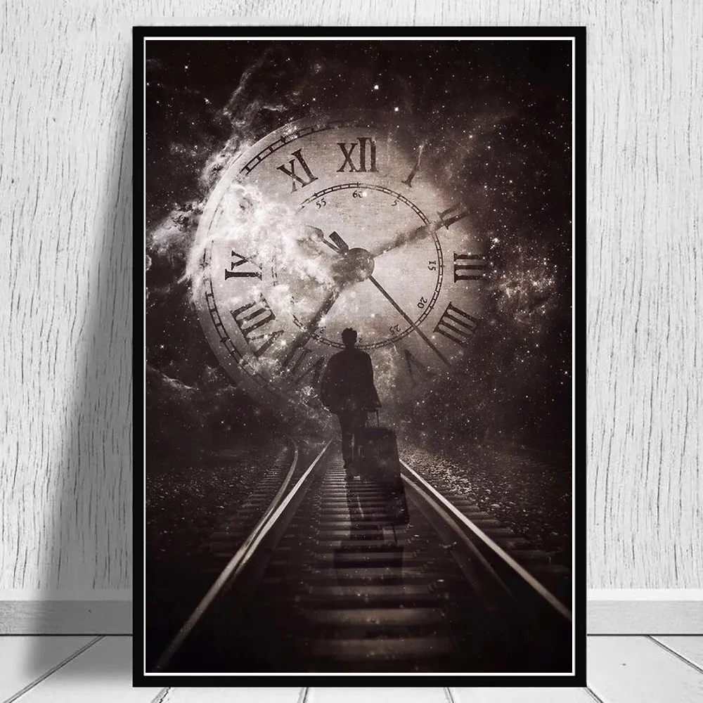 Vintage Wall Decor Time Loops Art Poster And Prints Motivational Clock Track Canvas Painting For Living Room Mural Cuadros
Vintage Wall Decor Time Loops Art Poster And Prints Motivational Clock Track Canvas Painting For Living Room Mural Cuadros