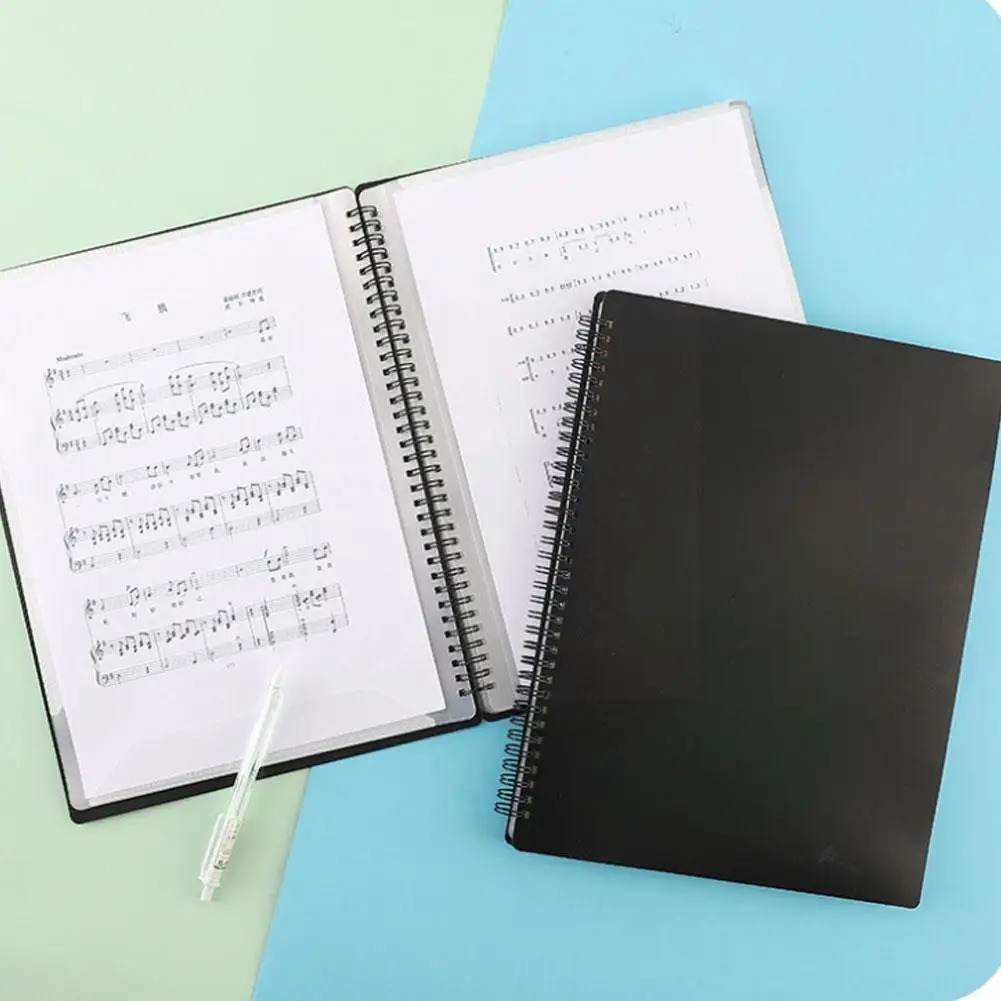 

30 Pages A4 Multi-layer Music Score Folder Practice Organizer Paper Storage Piano Sheets Document S4P8