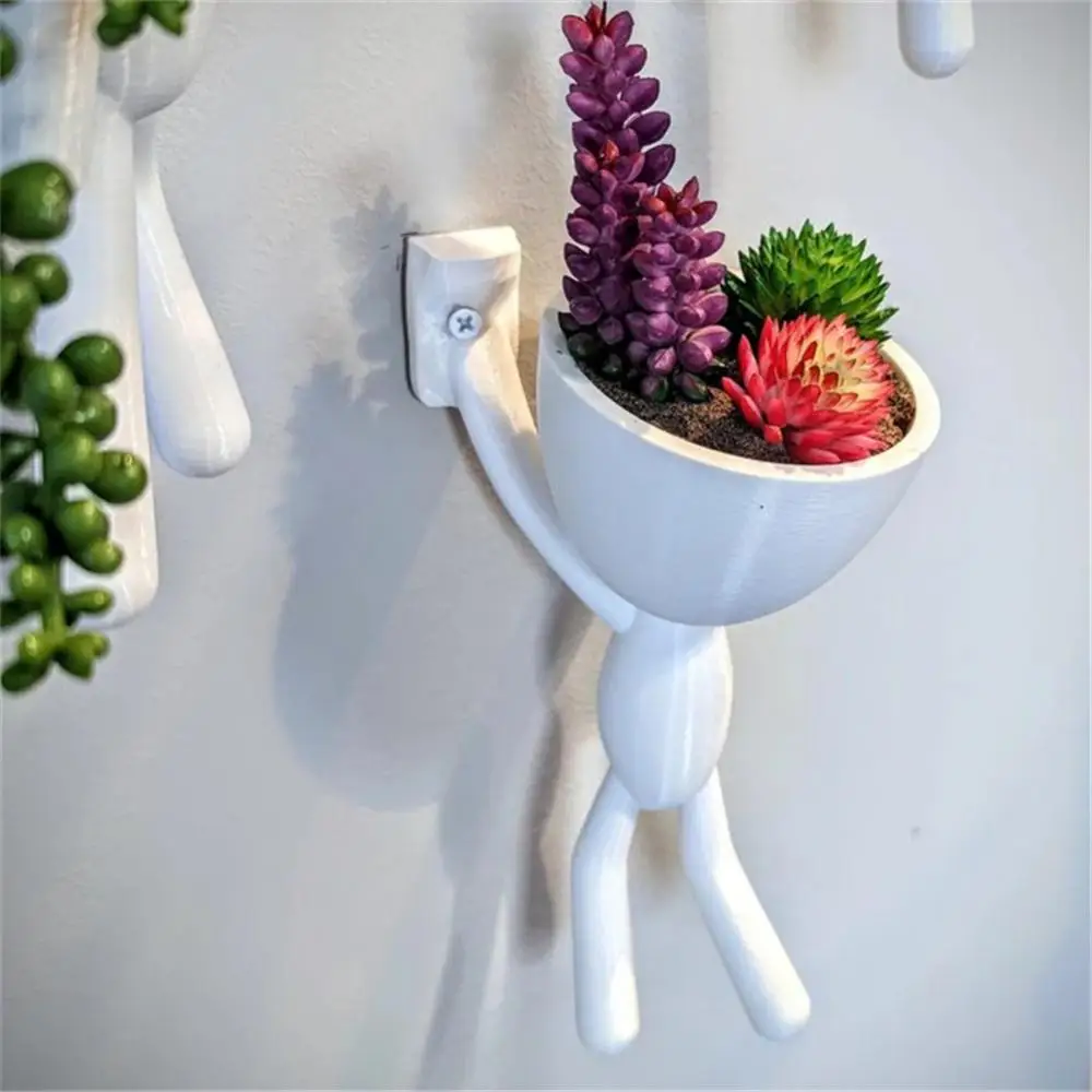 Resin Flowerpot Flower Pot Plant Wall Decoration Crafts Unique Wall-mounted Wall Climbing Flower Pot Home Decor Accessories 
Resin Flowerpot Flower Pot Plant Wall Decoration Crafts Unique Wall-mounted Wall Climbing Flower Pot Home Decor Accessories