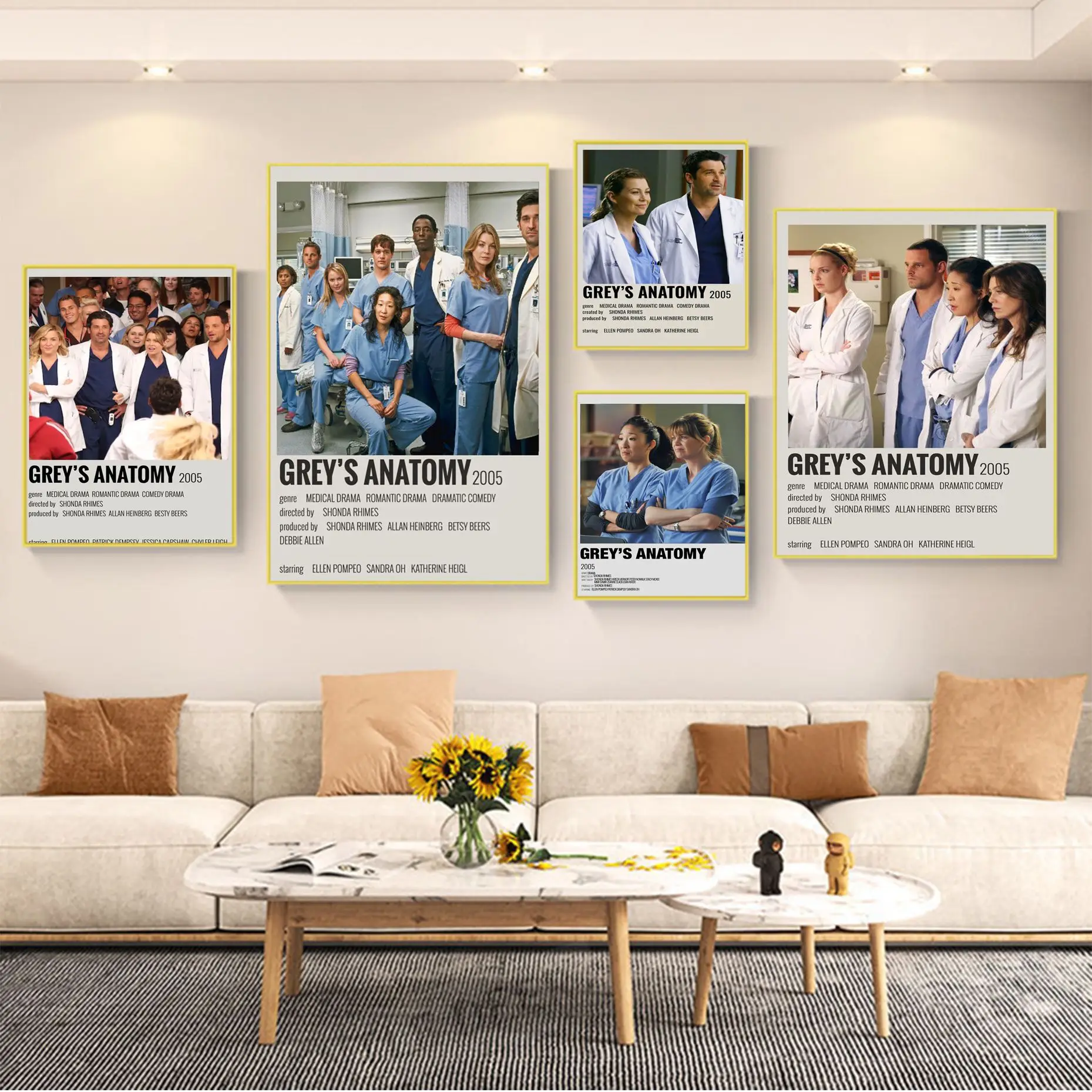 Medicine TV Show Grey's Anatomy Classic Movie Posters Vintage Room Home Bar Cafe Decor Posters Wall Stickers
Medicine TV Show Grey's Anatomy Classic Movie Posters Vintage Room Home Bar Cafe Decor Posters Wall Stickers